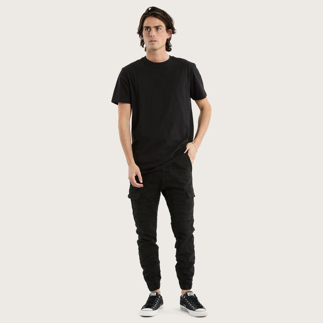 Salem Cargo Jogger Vintage Black