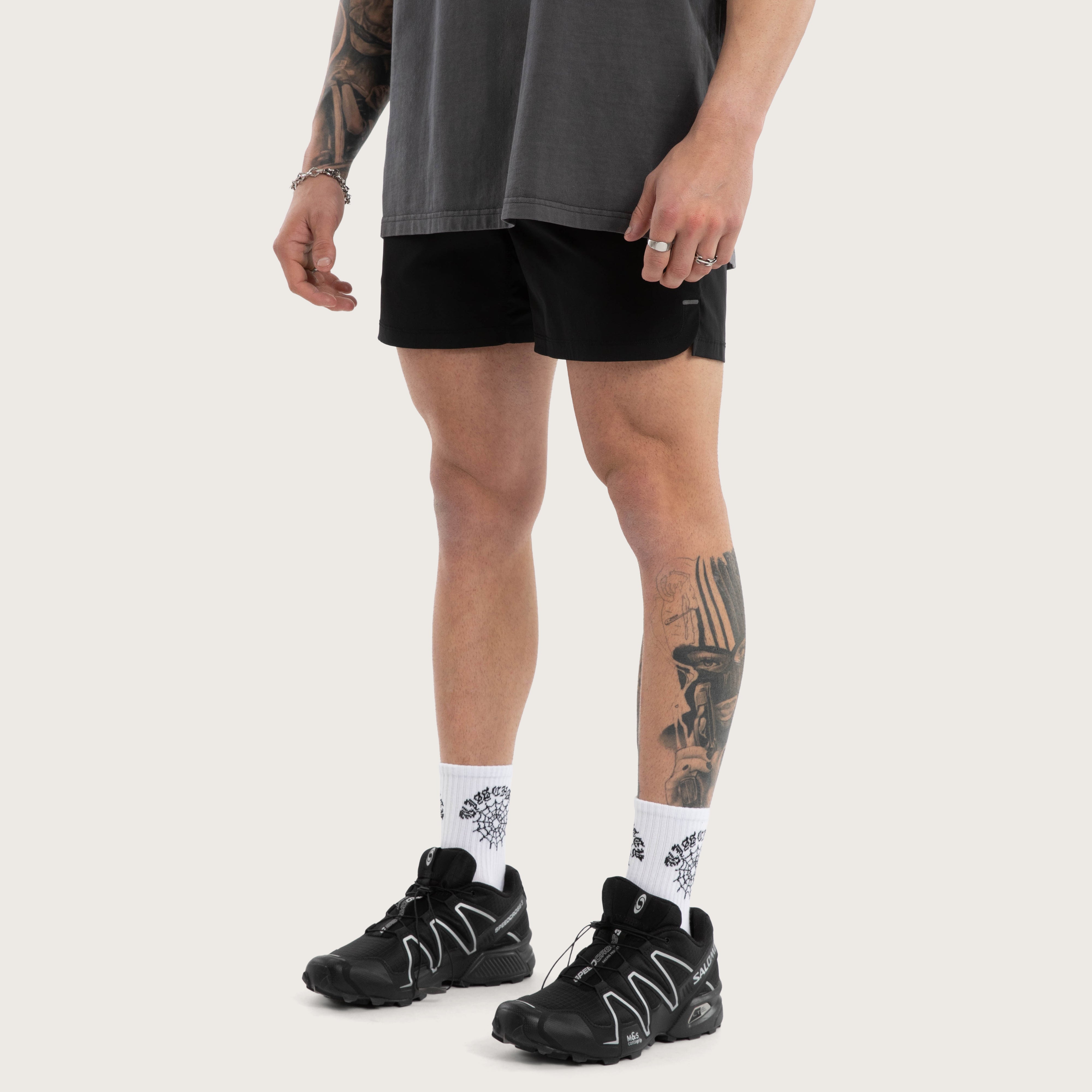 Endurance Sport Short in Jet Black | Kiss Chacey Activewear