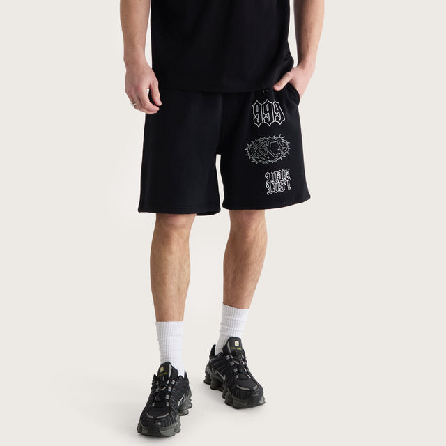 Unthought Track Short Anthracite Black