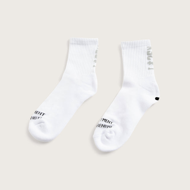 Raid 2PK Mid Socks White