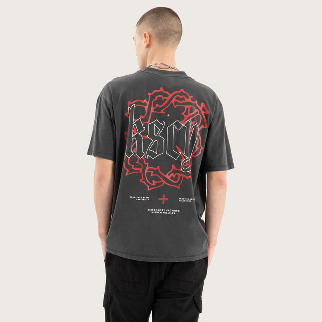 Taken Box Fit Tee Pigment Black