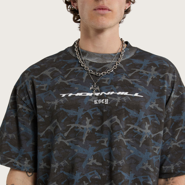 Disappear Street Tee Bat Camo