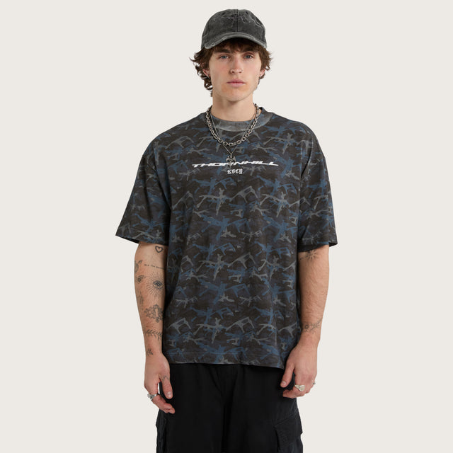 Disappear Street Tee Bat Camo