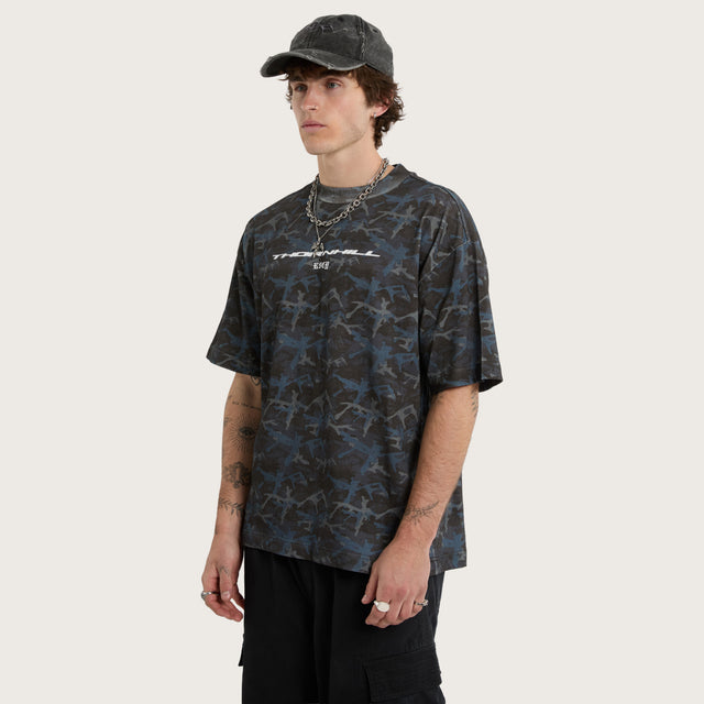Disappear Street Tee Bat Camo
