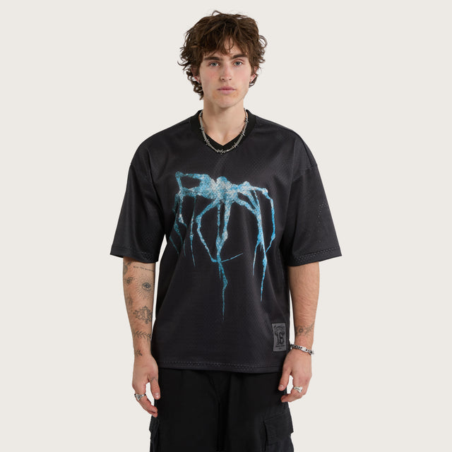 Spine Mesh Jersey Jet Black