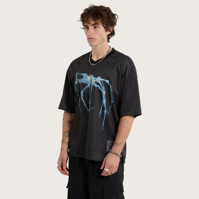 Spine Mesh Jersey Jet Black