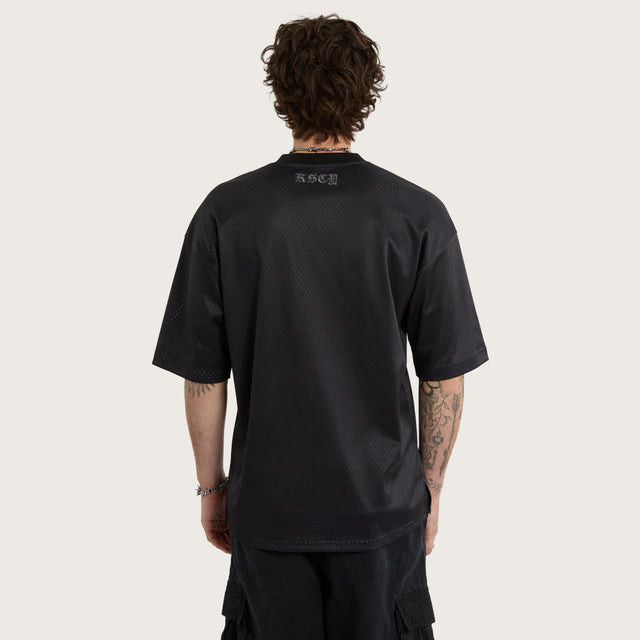 Spine Mesh Jersey Jet Black