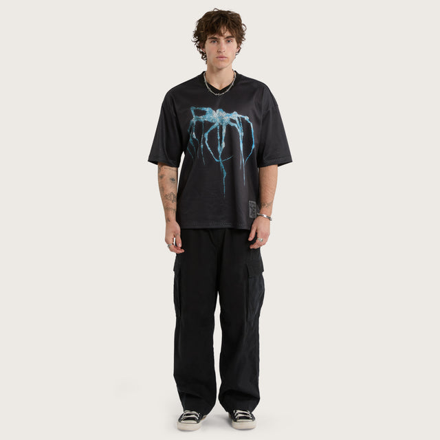 Spine Mesh Jersey Jet Black