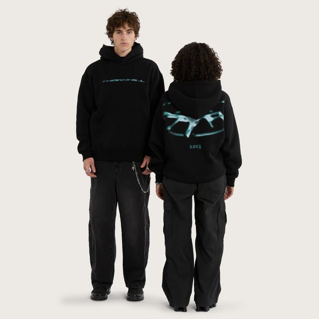 Sound Relaxed Hoodie Jet Black