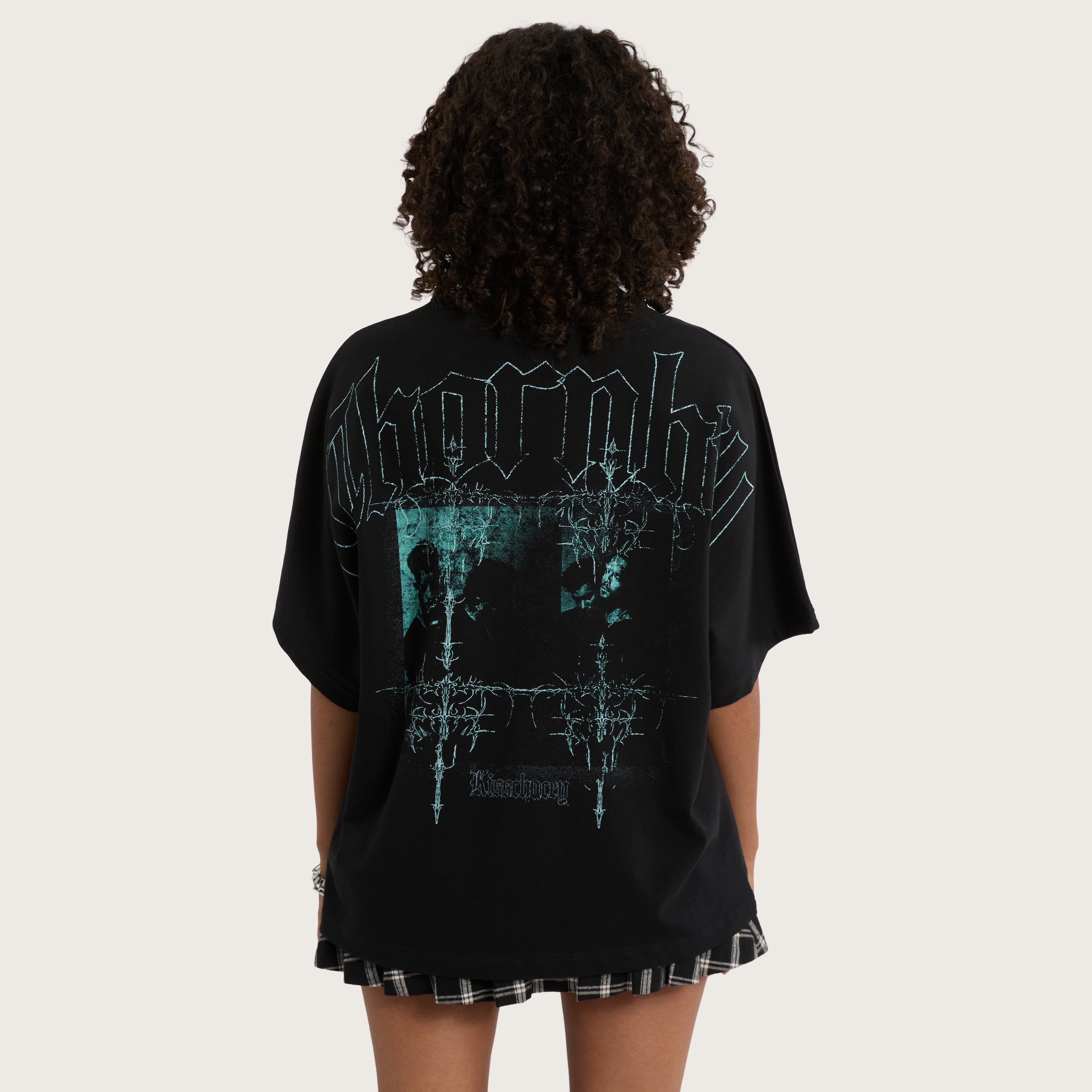 Thornhill Torn Batwing Tee Jet Black | KSCY