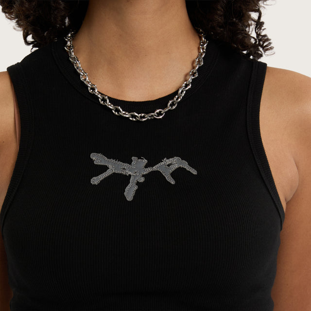 Exists Rib Tank Jet Black