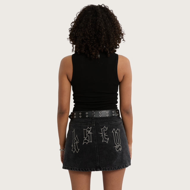 Exists Rib Tank Jet Black
