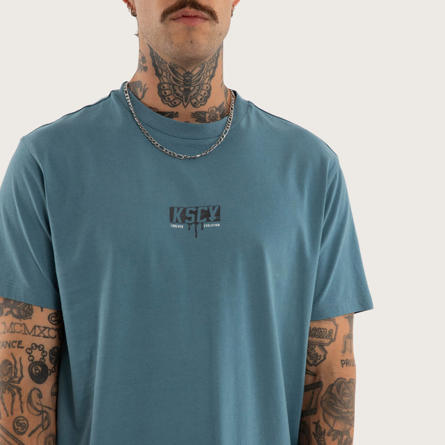 Dream Dual Curved Tee Aegean Blue