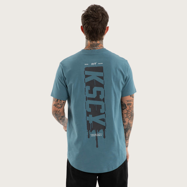 Dream Dual Curved Tee Aegean Blue