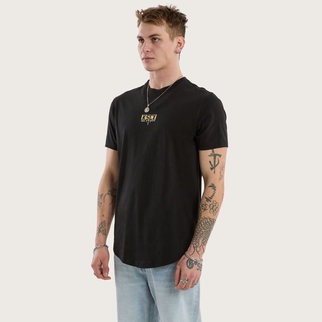 Dream Dual Curved Tee Jet Black