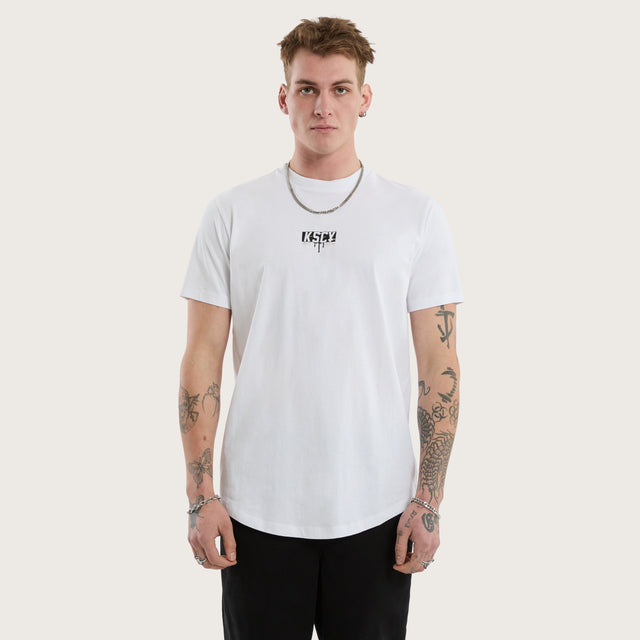 Dream Dual Curved Tee Optical White