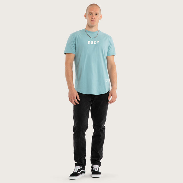 Smoke Dual Curved Tee Cameo