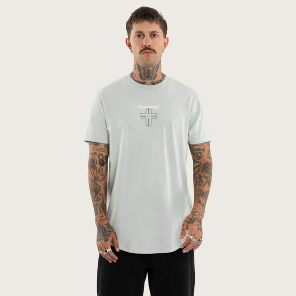 【新品未使用】YENN CURVE FORM LONG TEE GRAY Forever Dual Curved Tee Sky Grey | KSCY