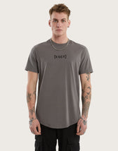 Pronto Dual Curved Tee Charcoal