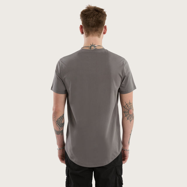 Pronto Dual Curved Tee Charcoal