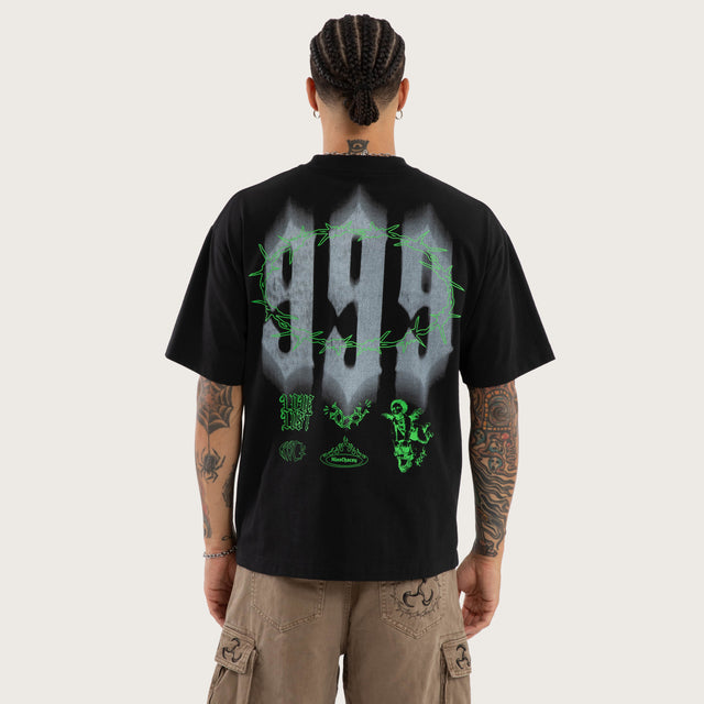 Sunset Street Tee Anthracite Black