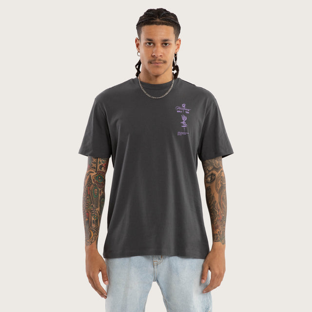 Division Relaxed Tee Asphalt
