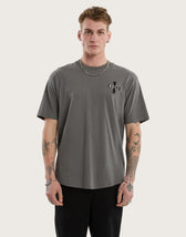 Desolation Box Fit Scoop Tee Charcoal