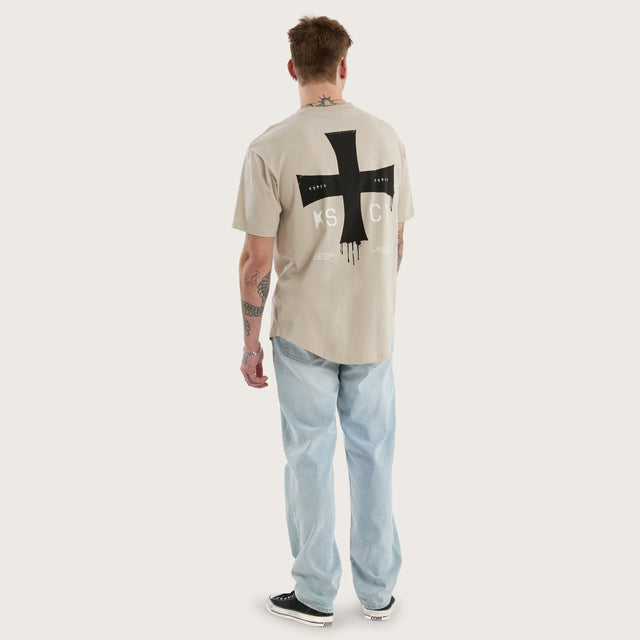 Desolation Box Fit Scoop Tee Dove