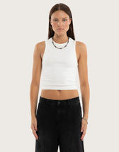 Marais Rib Tank Natural White