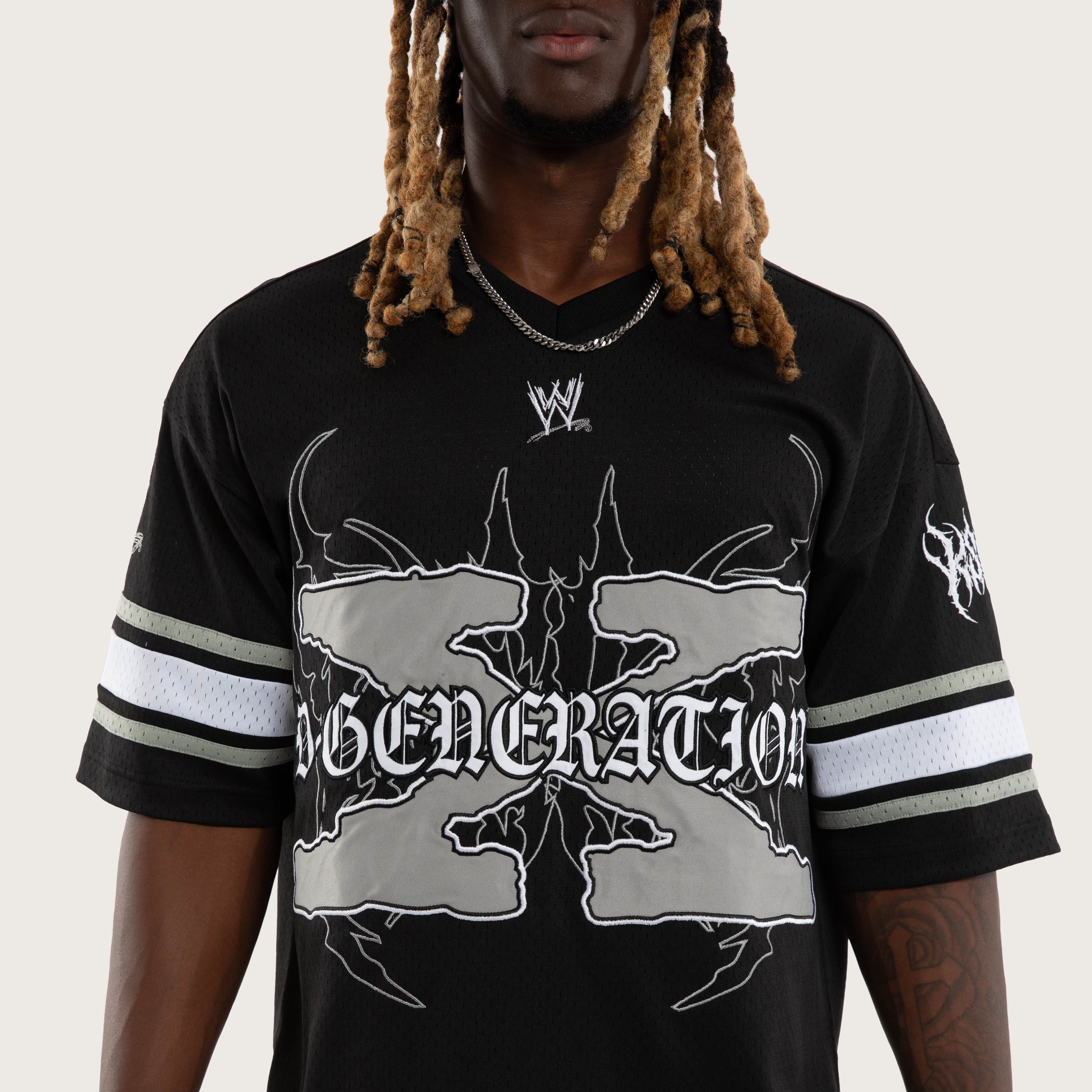 WWE D-Generation X Mesh Jersey Jet Black | KSCY