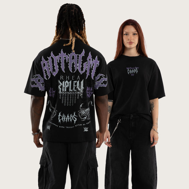 Model wears Ripley Brutality Street Tee Anthracite Black T-Shirts Black – image 1