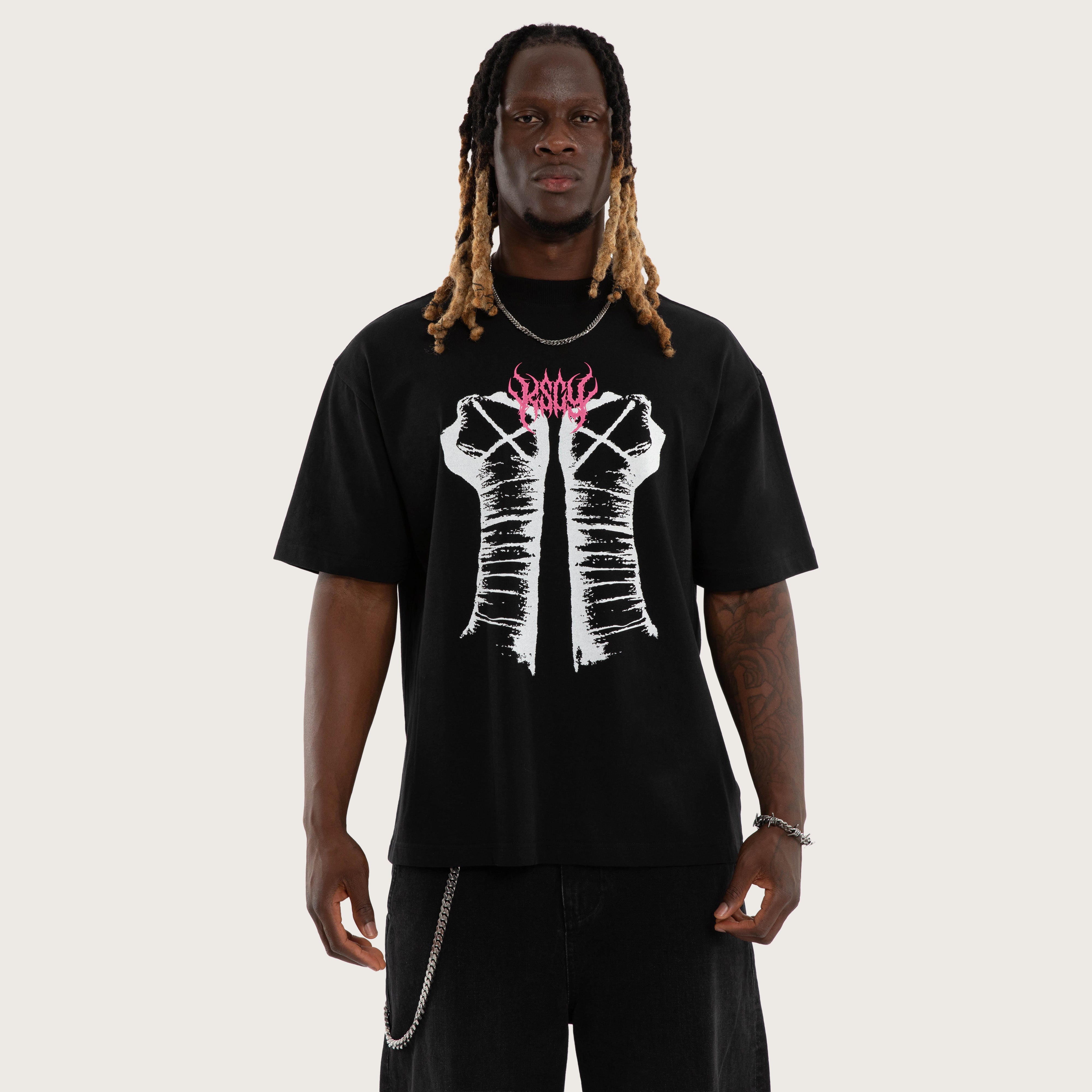 WWE CM Punk Pipe Bomb Street Tee Jet Black | KSCY