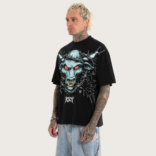 The Rock Street Tee Anthracite Black