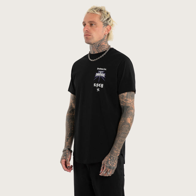 Undertaker Dual Curved Tee Jet Black