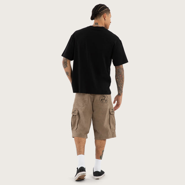 Marked Street Tee Jet Black