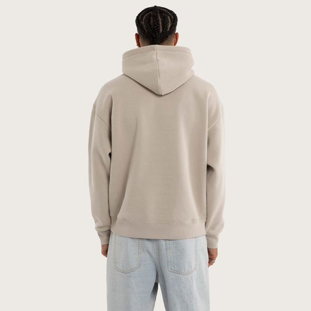 Marked Oversized Hoodie Dove
