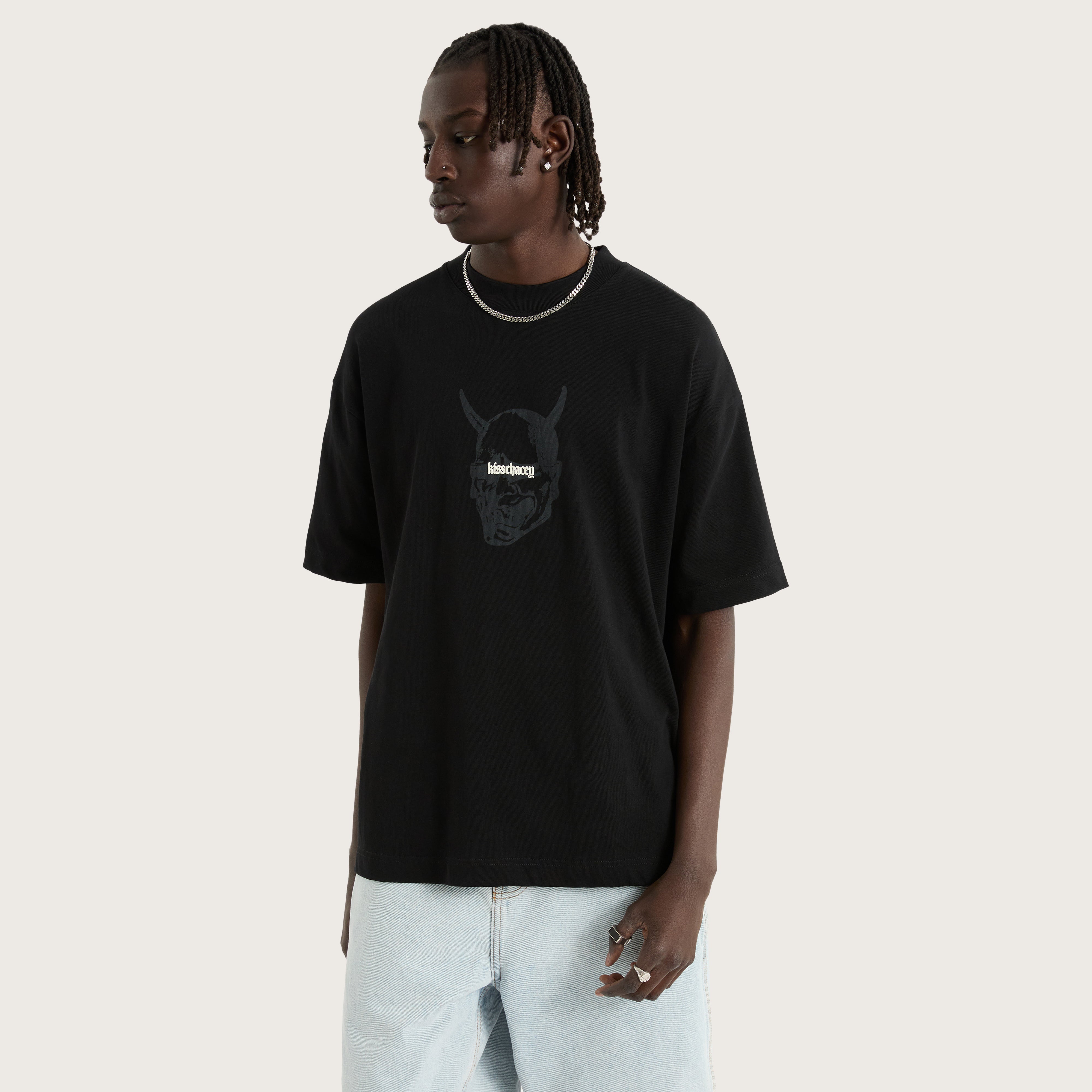 Witchcraft Blacked Out Street Tee in Jet Black | KSCY