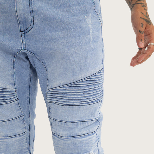 Model wears Cobra Pant Alaskan Blue Pants Blue – image 5