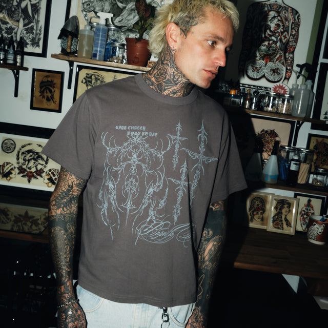 Luke Walker Error Rocker Tee Charcoal