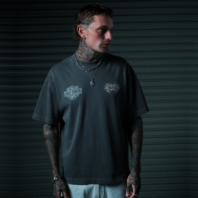 Resurgence Street Tee Pigment Charcoal
