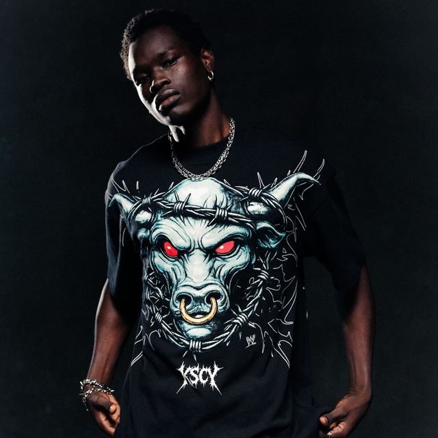 The Rock Street Tee Anthracite Black