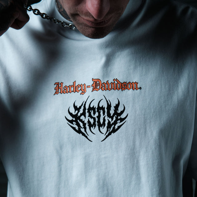 Burnout Street Tee Optical White