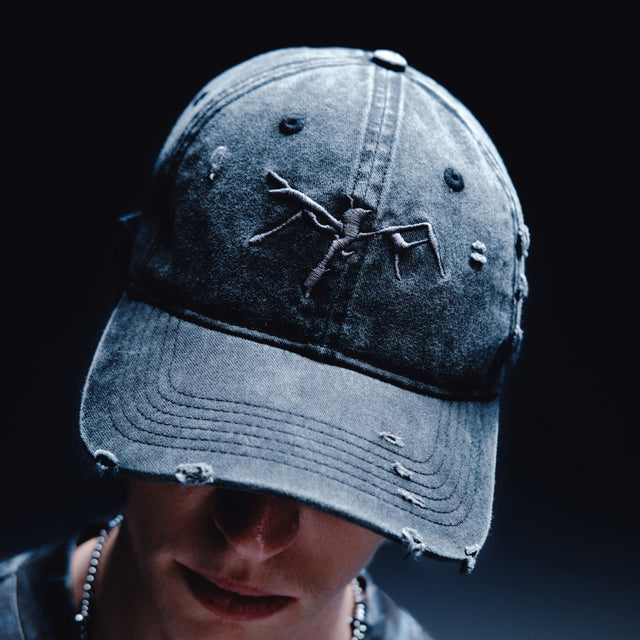 Decay Dad Cap Washed Black