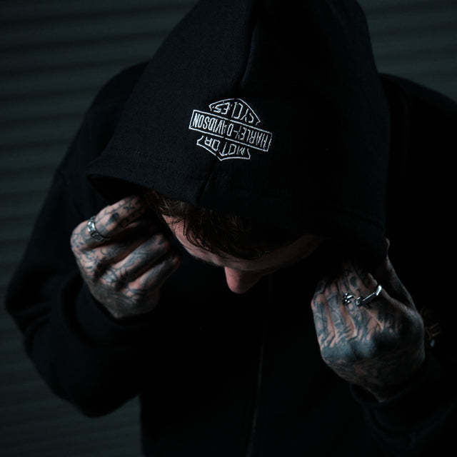 Access Street Zip Hoodie Jet Black