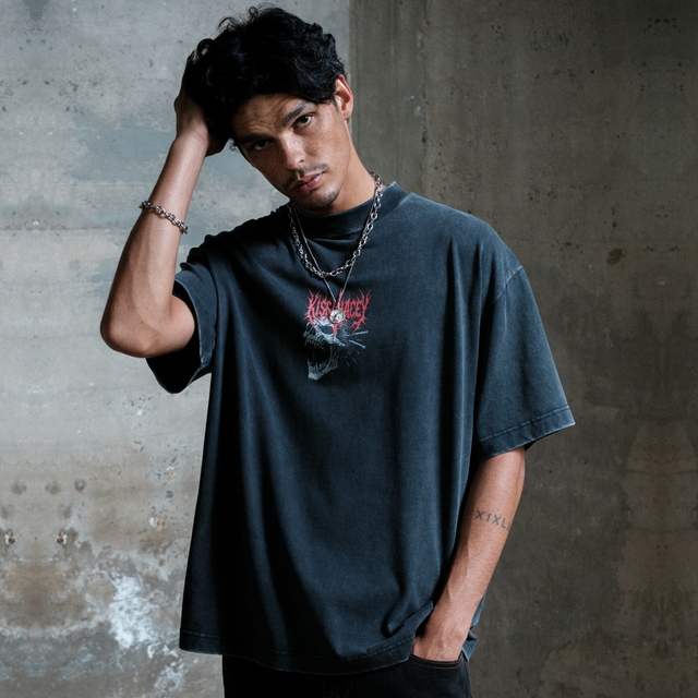 Mythic Street Tee Snow Anthracite