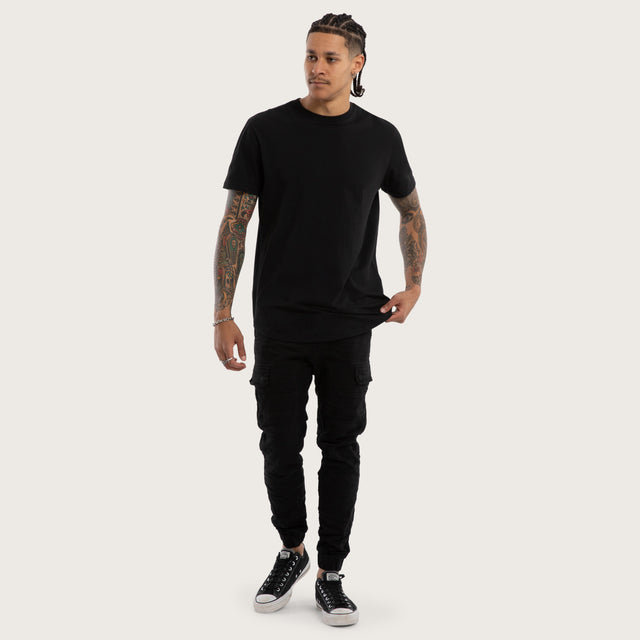 Salem Cargo Jogger Vintage Black