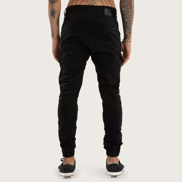 Salem Cargo Jogger Vintage Black