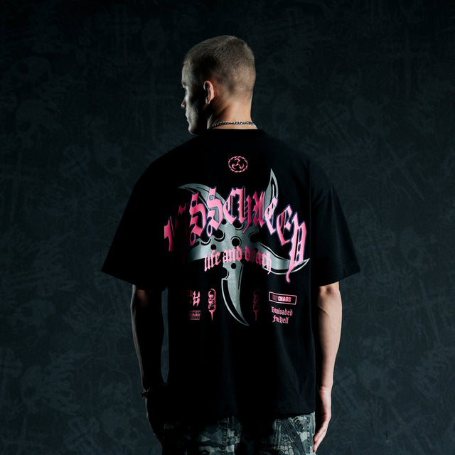 Shield Street Tee Jet Black