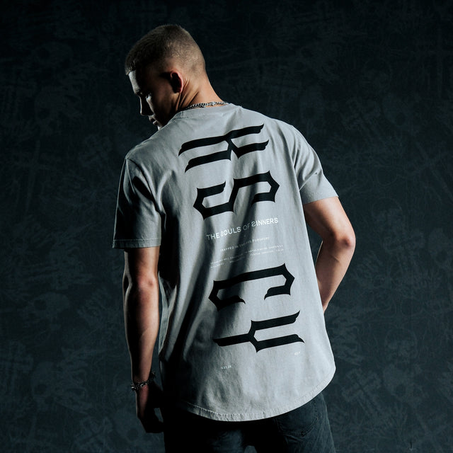 Trapped Dual Curved Tee Pigment Silver Sconce