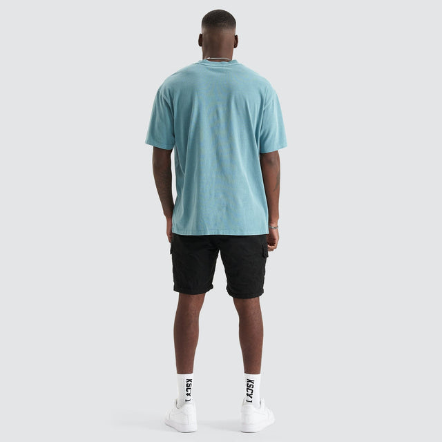 Abyss Box Fit T-Shirt Pigment Blue